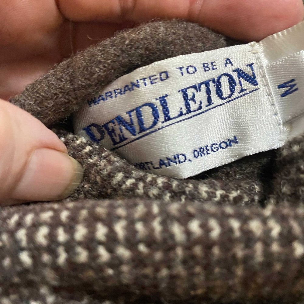 Pendleton Tweed Jacket Brown (Reversible) - Size … - image 6